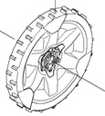 Replacement Rear Wheel - 550/550H/520/520H EPOS 