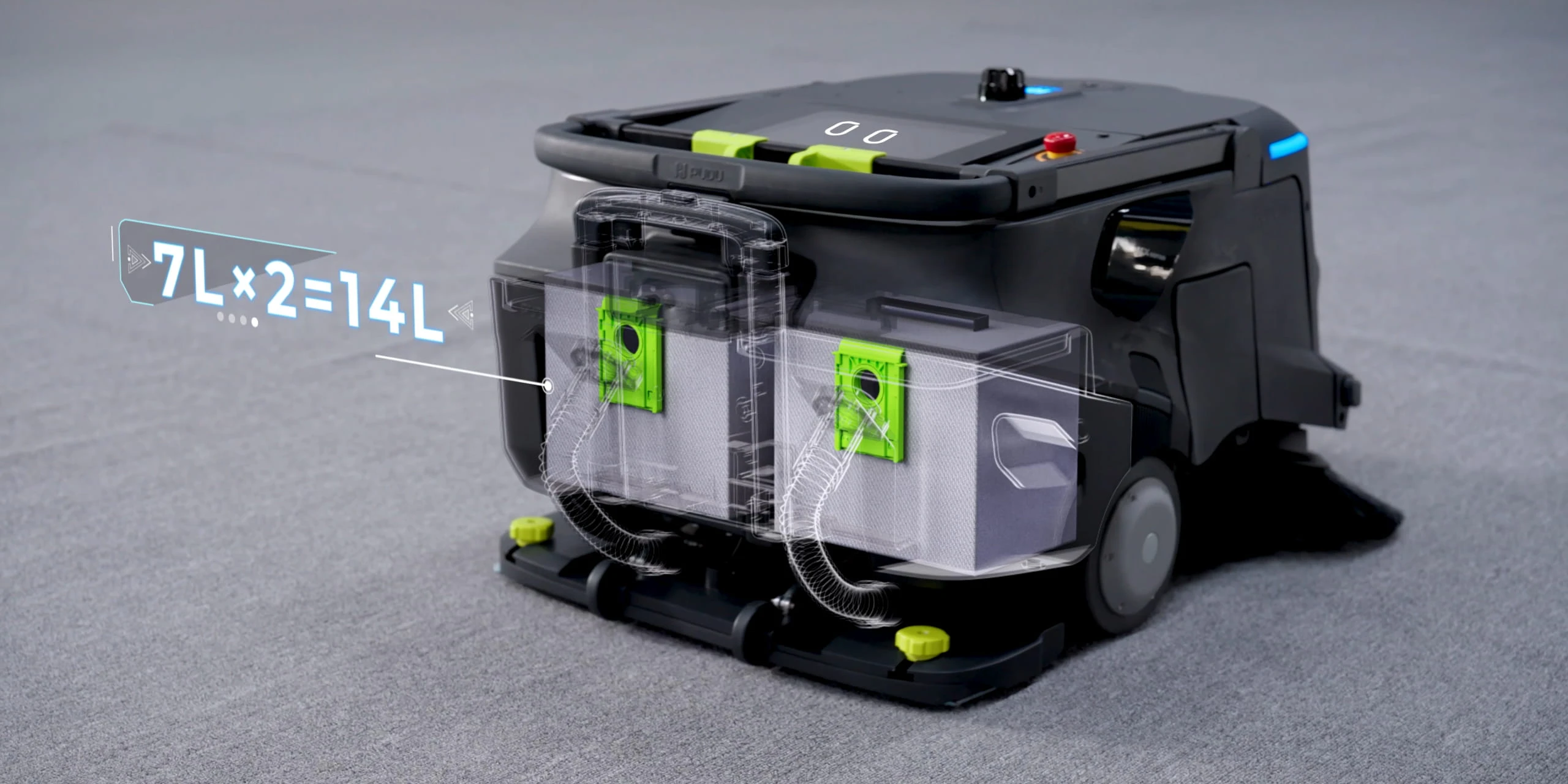 PUDU MT1 Vac - AI Powered Robotic Sweeper