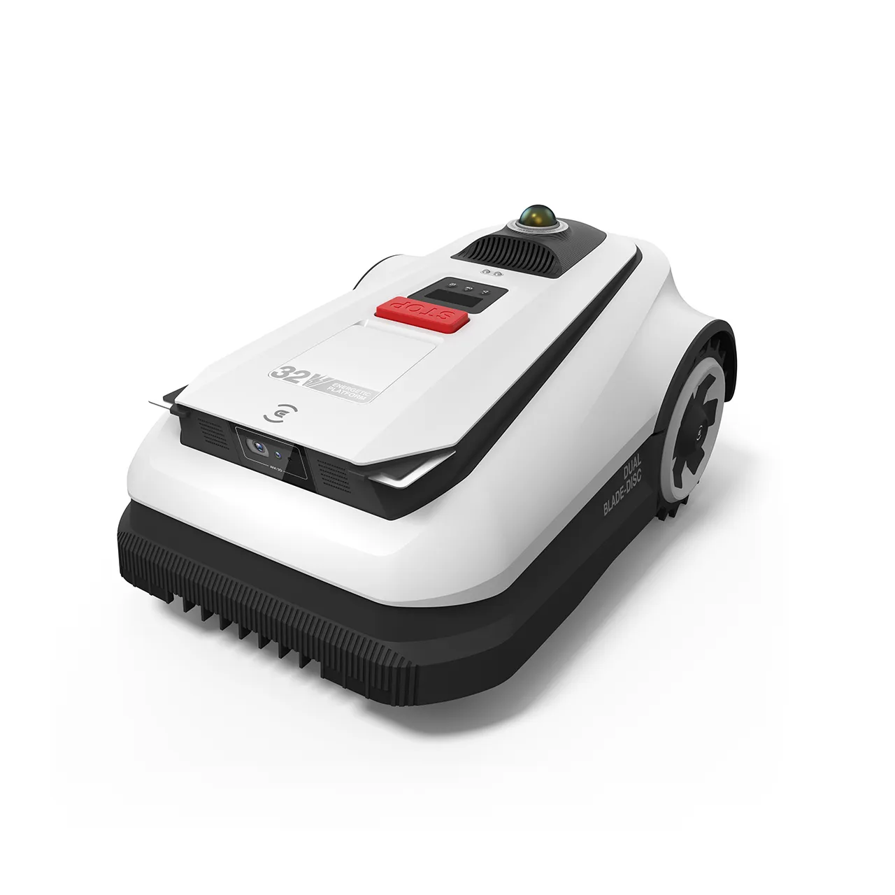 ECOVACS Goat A3000 LiDAR Robot Lawn Mower, Dual-LiDAR Navigation,Suitable for 3/4 Acre, 13” Cutting Width, 45min Fast Charging, Precise Edge Mowing, Smart Lawn Mower for Large Garden - Thumbnail 3