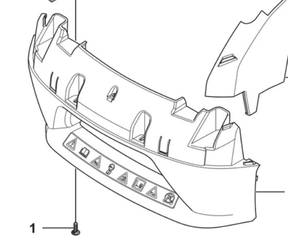 Automower iQ Series - Rear Bumper (410, 420, 440)