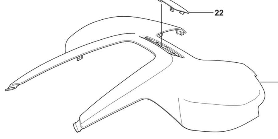 Automower iQ Series - Top Cover (410, 420, 440) 
