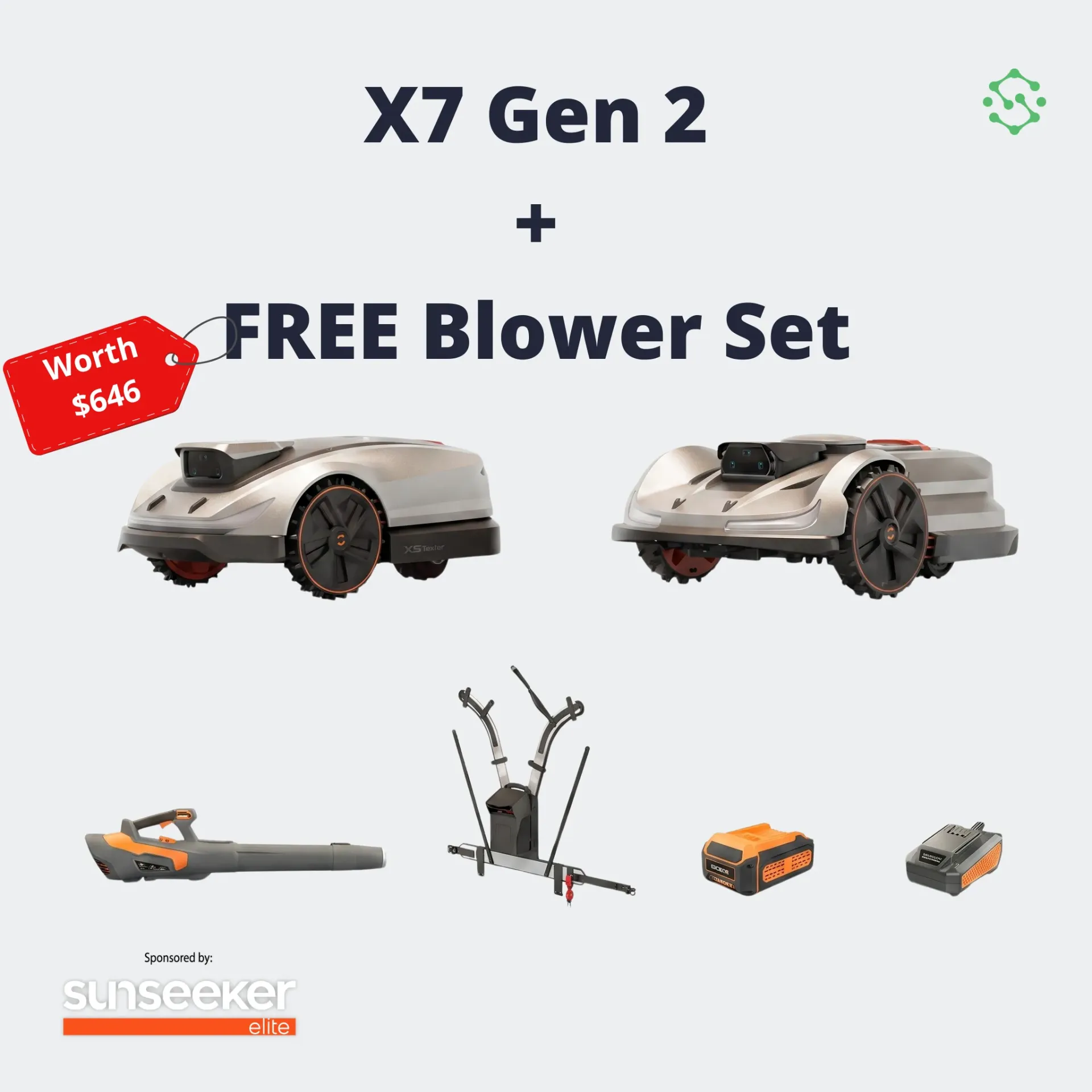 Sunseeker X7 Gen 2 + FREE Blower Bundle