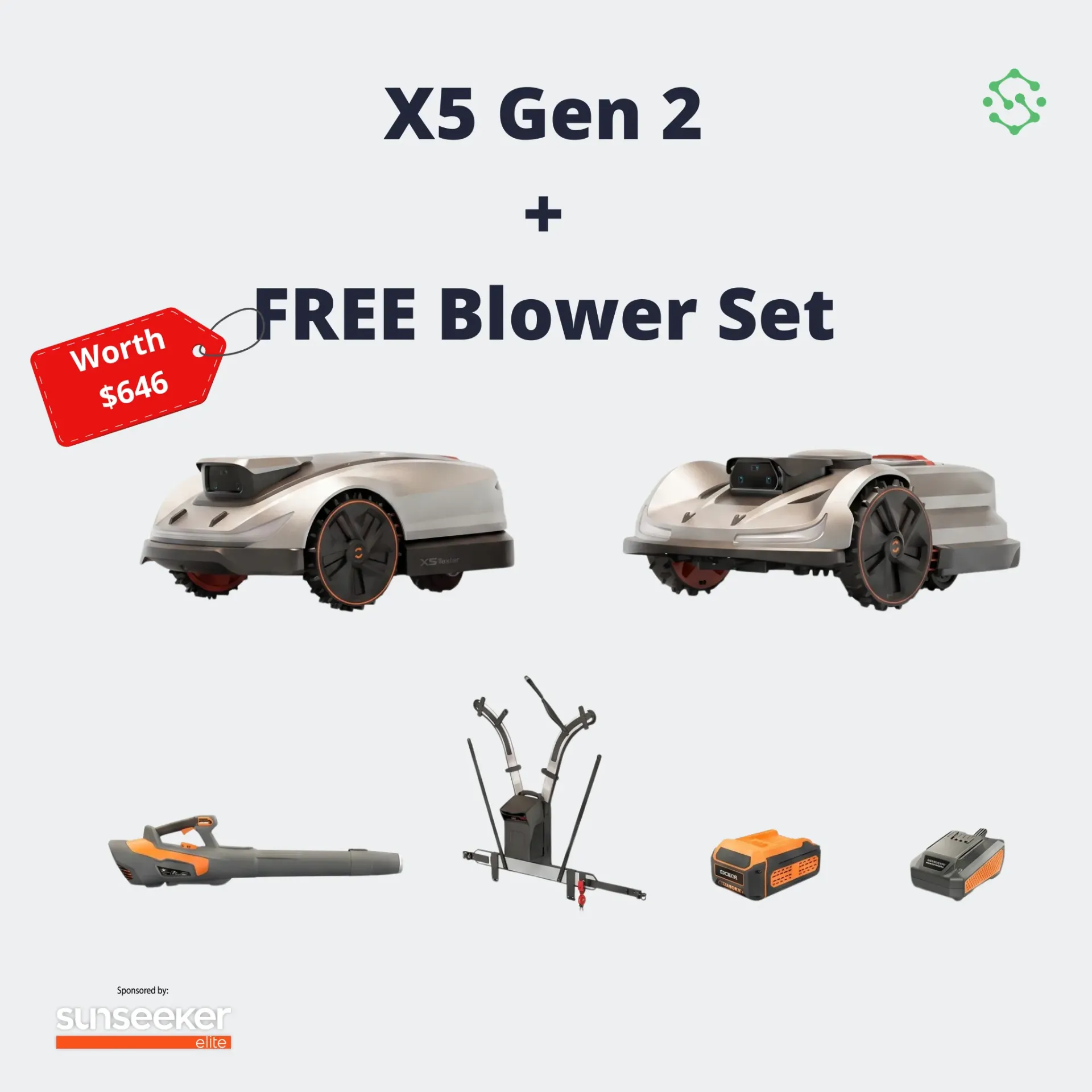 Sunseeker X5 + FREE Blower Set